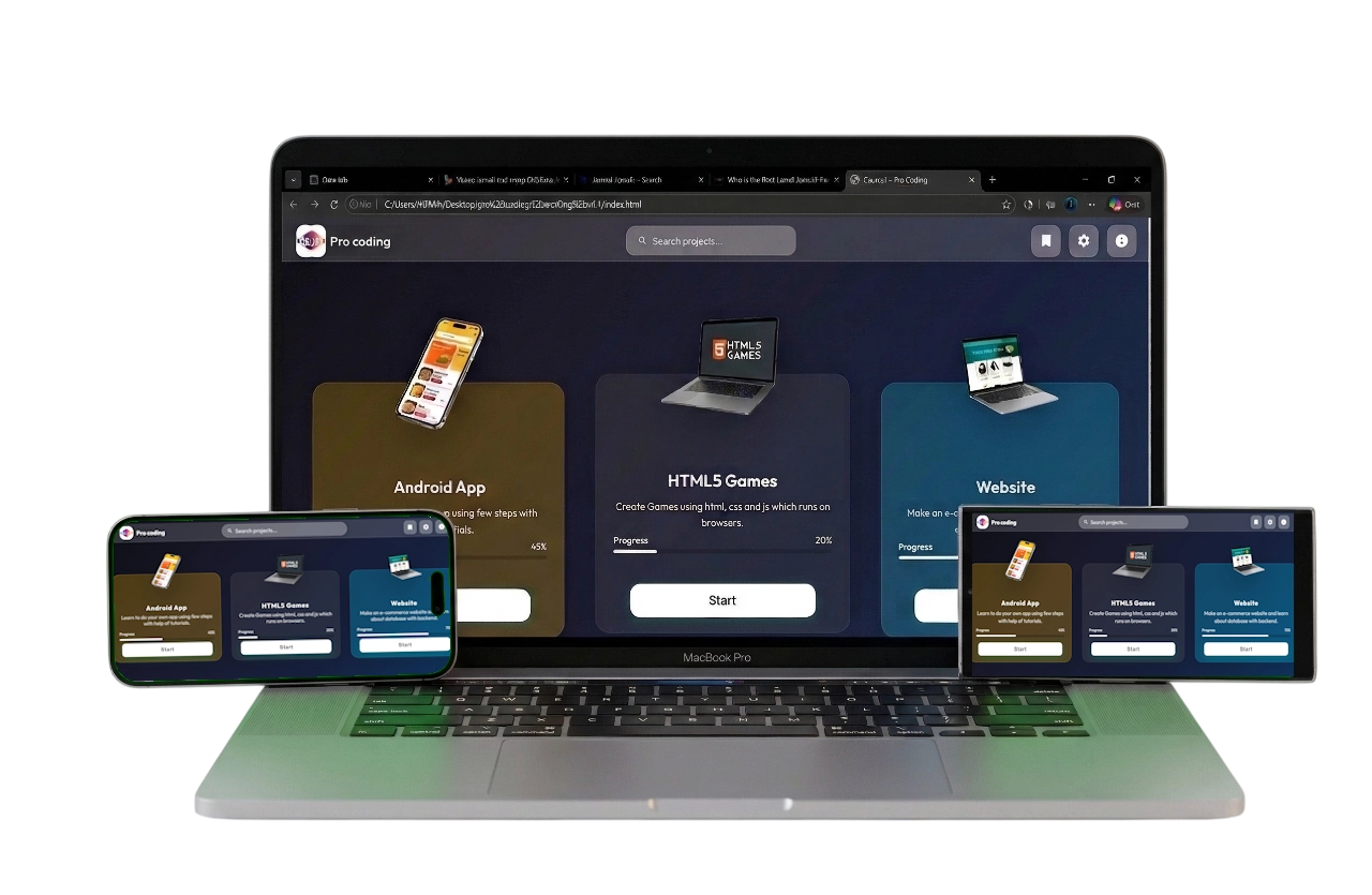 Procoding App Interface